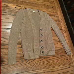 J. Crew Tan Cardigan Sweater for Women